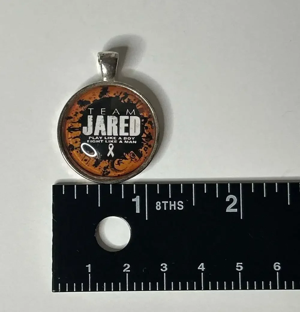 Team Jared Awareness Pendant Necklace